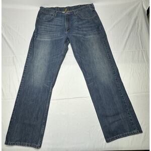 Xtreme Men's Style 33 Relaxed Fit Denim Blue Jeans - Size 38x34